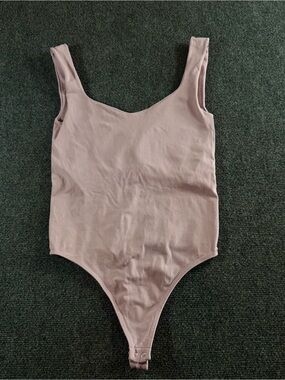 Intimately Free People V Neck Sleeveless Bodysuit Lavender Minimalist Size XS/S
